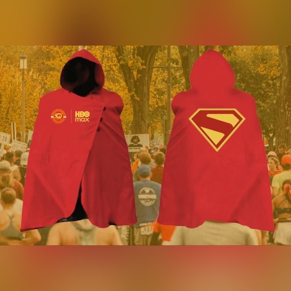 50th Anniversary Marine Corps Marathon (MCM) Finisher Poncho Superman DC Comics